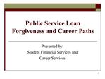 Public Service Loan Forgiveness and Career Paths