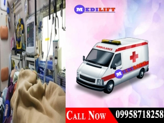 24 Hours Life-Support Ambulance Service in Patna by Medilift