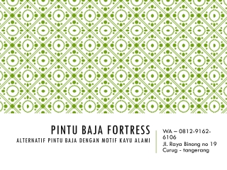 WA 0812-9162-6106 Harga Model Pintu Besi Untuk Kamar Tidur,