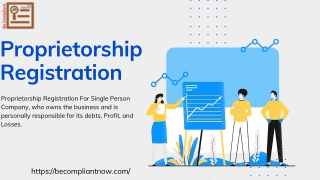 Apply Online Proprietorship Registration For Single Person Company