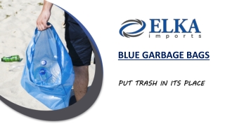 Blue Bin Liners