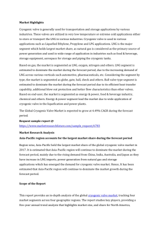 Cryogenic Valve Market Research Report- Forecast till 2023