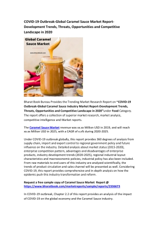 Global Caramel Sauce Market Research Report 2021-2025