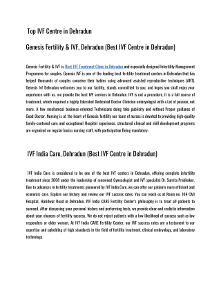 IVF Centre in Dehradun | Low Cost IVF Centre in Dehradun - Vinsfertility Pvt. Ltd.