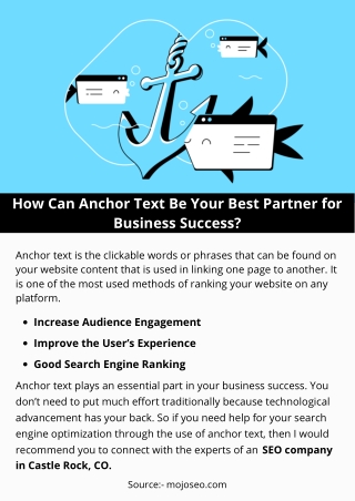 How Can Anchor Text Be Your Best Partner for Business Success?