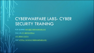 Cyber Security Training