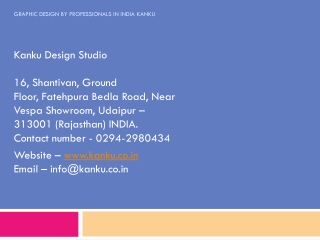 Graphic Design by Professionals in India Kanku