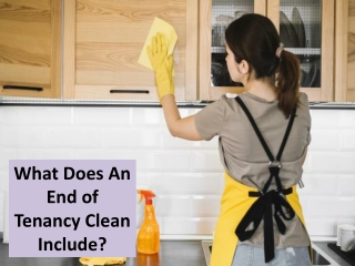 What Includes in a Thorough End of Lease Clean?