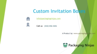 5 tips to make Better Custom Invitation Boxes Wholesale