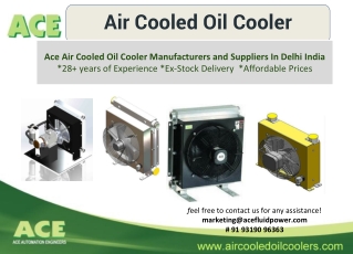 Air Cooled Oil Cooler & Hydraulic Oil Cooler Radiator Manufacturer