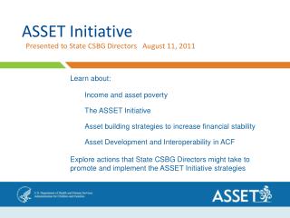 ASSET Initiative