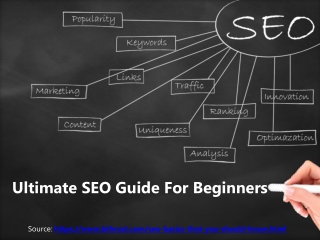 Ultimate SEO Guide For Beginners