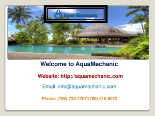 Commercial Pool Maintenance Services Miami