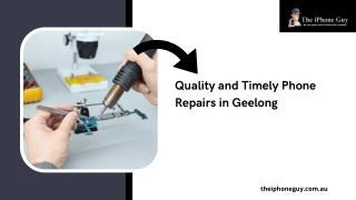 Quality and Timely Phone Repairs in Geelong and Ballarat