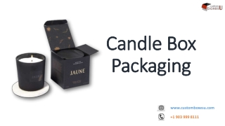 Printed Candle box packaging attract customer intention