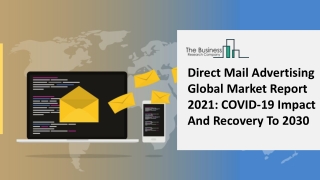 Direct Mail Advertising Market Current Trends And COVID-19 Impact Analysis