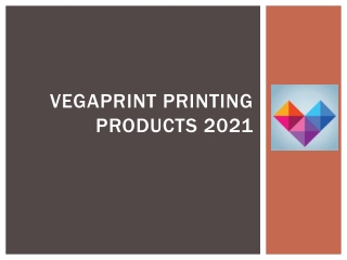 Vegaprint Printing Products 2021 Free Delivery in UK