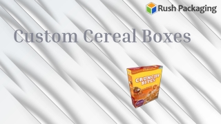 Custom Cereal Boxes