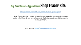 Coast Guard - Apparel from Shop Erazor Bits