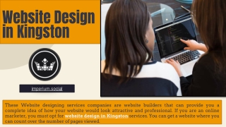 Website Design in Kingston