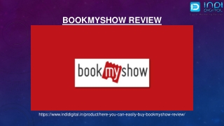 Get affordable Book My Show Review