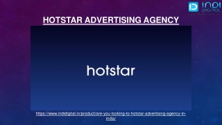 Find the best Hotstar advertising agency