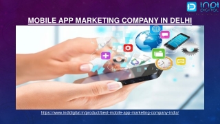 We are leading the best mobile app marketing company in delhi
