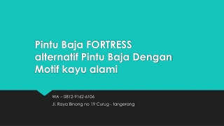 WA 0812-9162-6106 Jual Pintu Besi Minimalis 2 Pintu Terbaru,