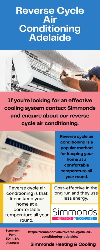 Reverse Cycle Air Conditioning Adelaide