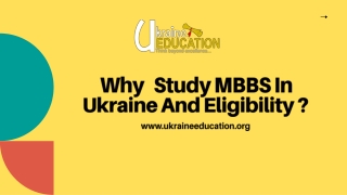 Why   Study MBBS In Ukraine And Eligibility ?