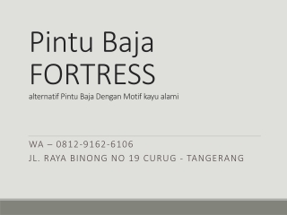 WA 0812-9162-6106 Jual Pintu Besi Minimalis Terbaru,