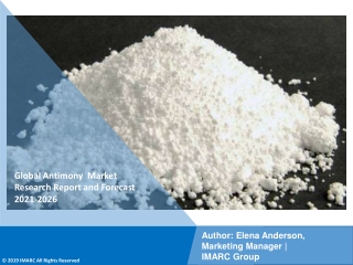 Global Antimony Market  PDF: Research Report, Upcoming Trends, Demand, Regional Analysis and Forecast 2026