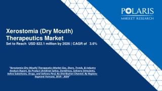 Xerostomia (Dry Mouth) Therapeutics Market Size, Share, Trends, & Industry Analysis Report, By Product (Artificial Saliv