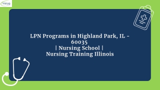 LPN Programs in Highland Park, IL - 60035 | Nursing School | Nursing Training Illinois