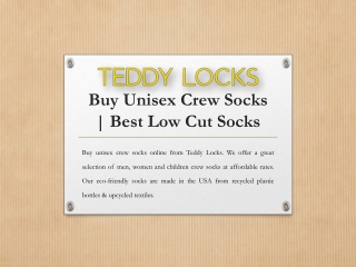 Buy Unisex Crew Socks | Best Low Cut Socks | Socks Seller