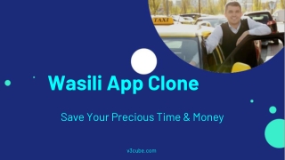 Wasili Clone Taxi Booking App