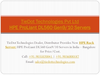 HPE ProLiant DL560 Gen9/10 Servers | Price/Cost in India | Call:  91-9035020041