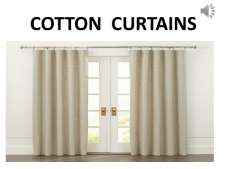 Cotton Curtains Dubai