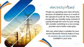 Compare Gas and Electric - Electricity Wizard