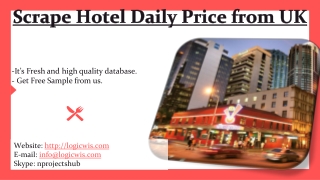 Hotels Daily Price Data Scraping