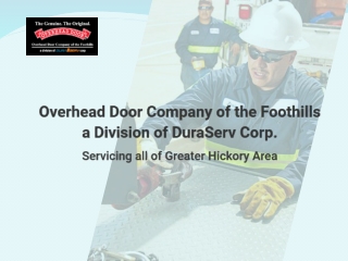 How To Get The Best Commercial Door Company In Foothills?