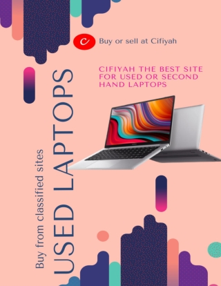 Buy second hand laptop with the specs you need