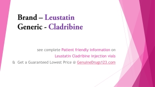 Cladribine Ms Mavenclad Chemotherapy Cost, Dosage, Uses, Side effects