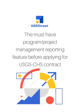 The must-have program/project management reporting feature before applying for USGS-CHS contract