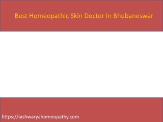 Best Homeopathic Skin Doctor In Bhubaneswar