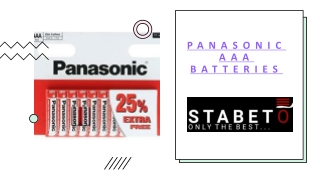 Panasonic AAA Batteries