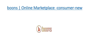 boons | Online Marketplace -consumer-new