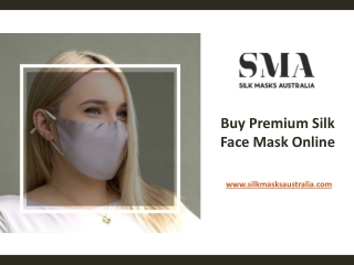 Buy Premium Silk Face Mask Online