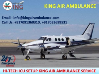 Air Ambulance Service in Ranchi and Allahabad by King Ambulance