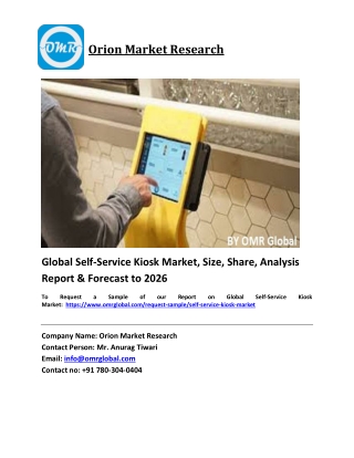 Global Self-Service Kiosk Market Trends, Size, Competitive Analysis and Forecast 2020-2026